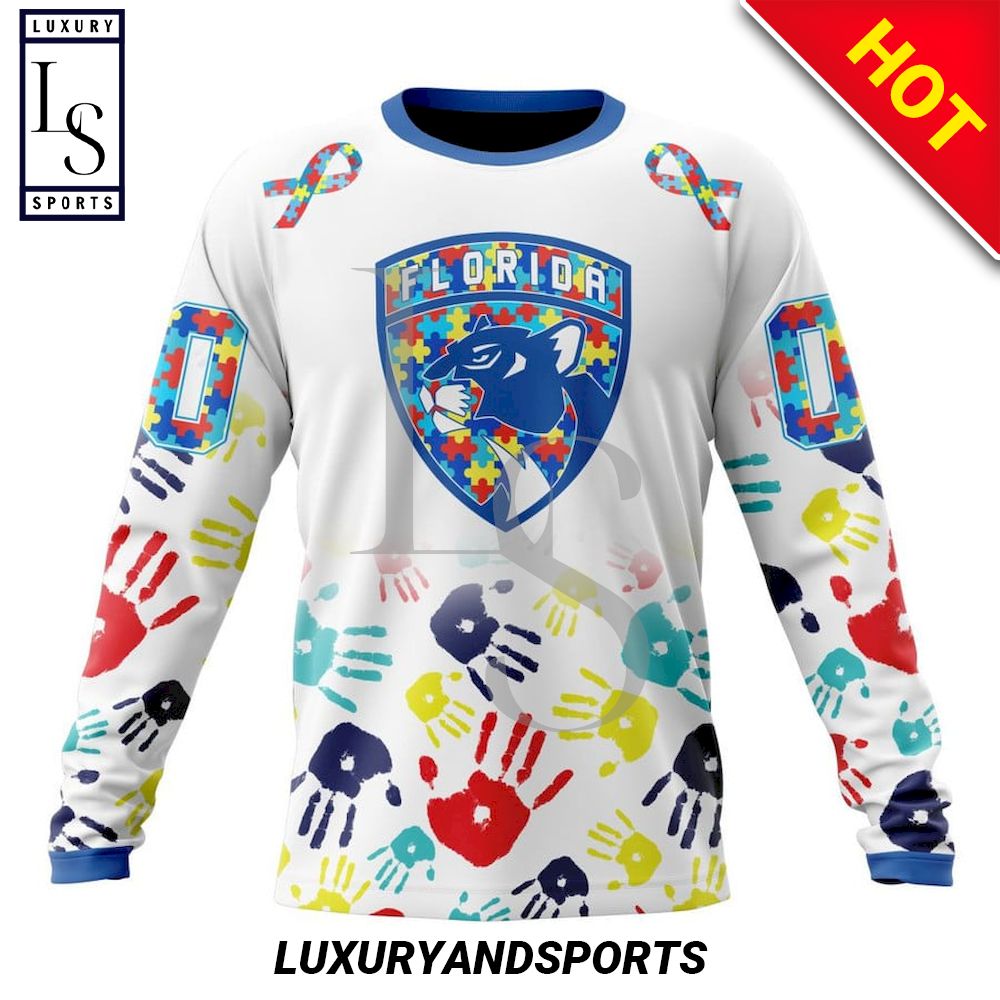 Florida Panthers NHL Special Autism Awareness Design Hoodie T Shirt -  Growkoc