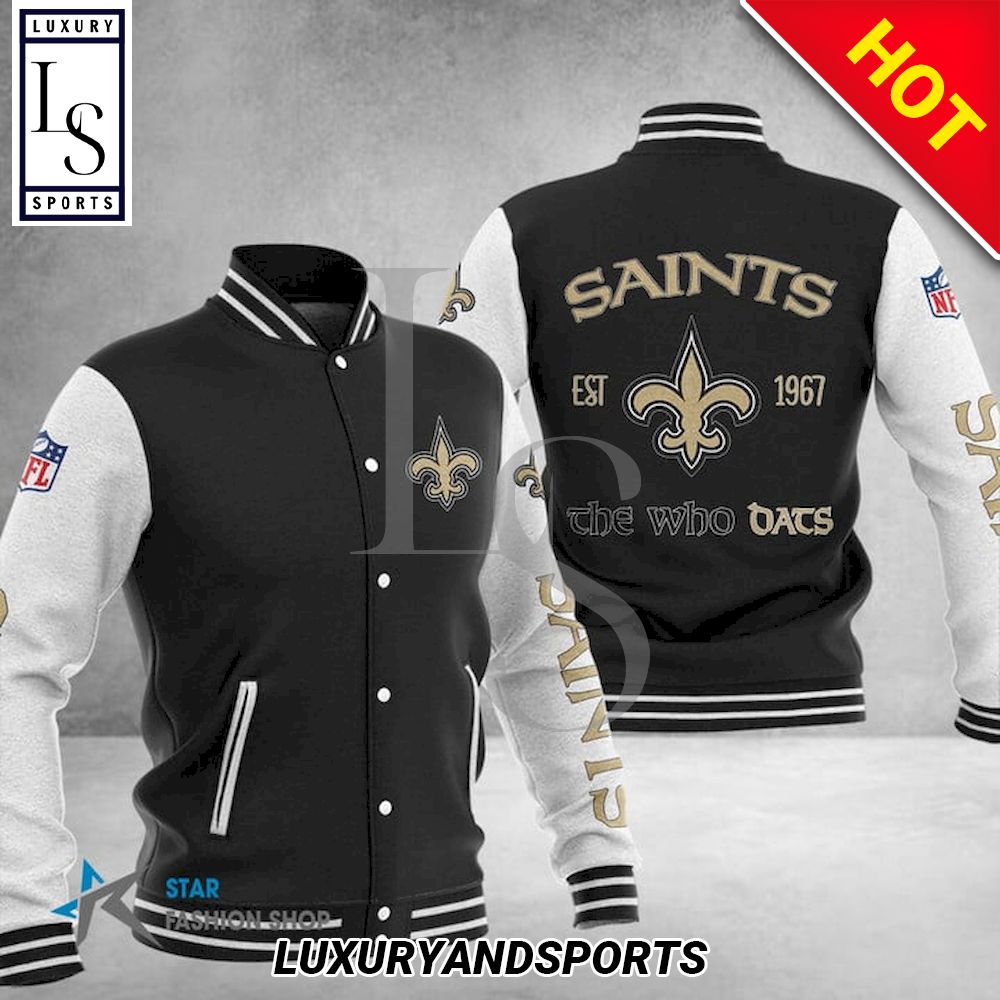 New Orleans Saints The Who Baseball Jacket