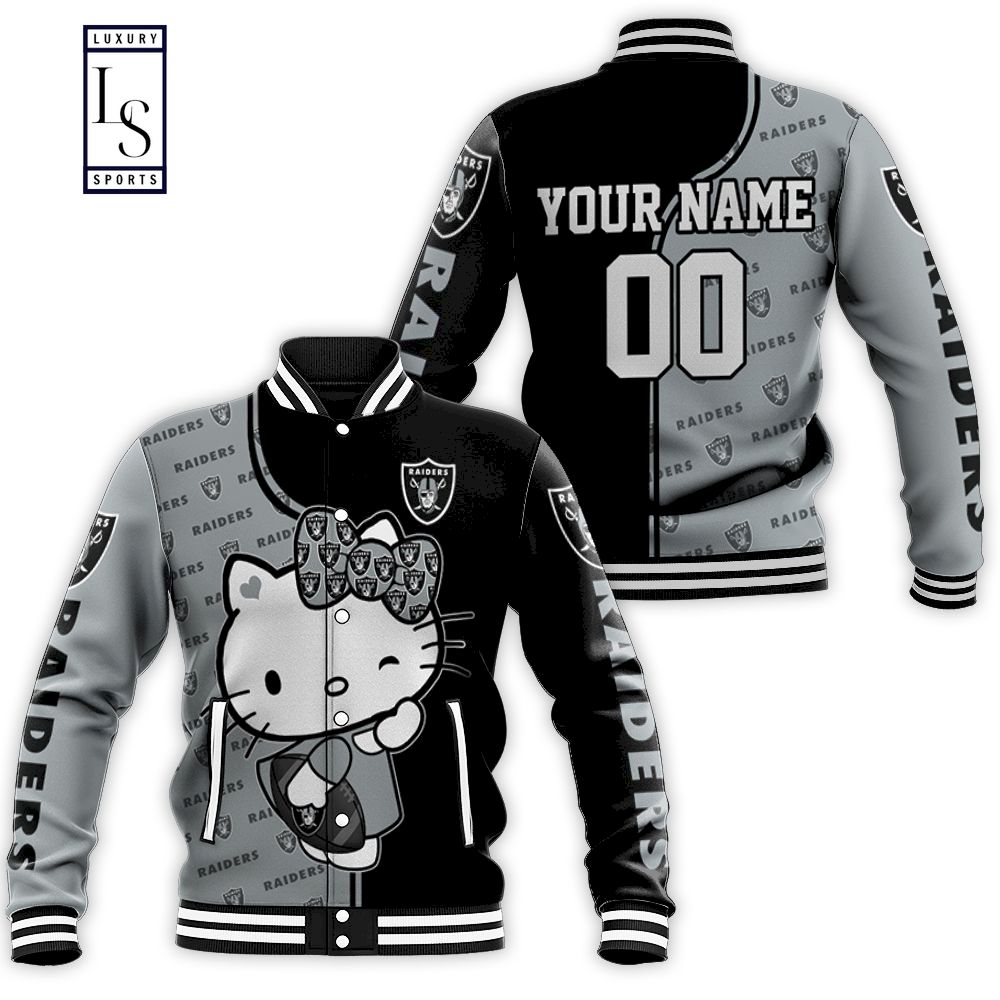 Personalized Name NFL Tampa Bay Buccaneers Special Hello Kitty Baseball  Jacket For Fans