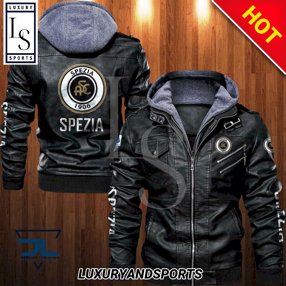 Spezia Calcio Serie A Leather Jacket