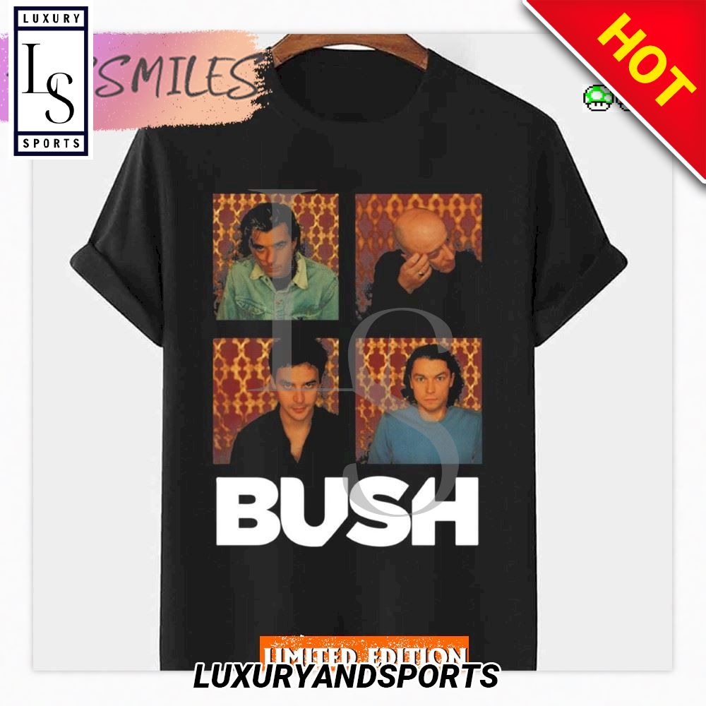 The Four Members Of Bush Band Shirt