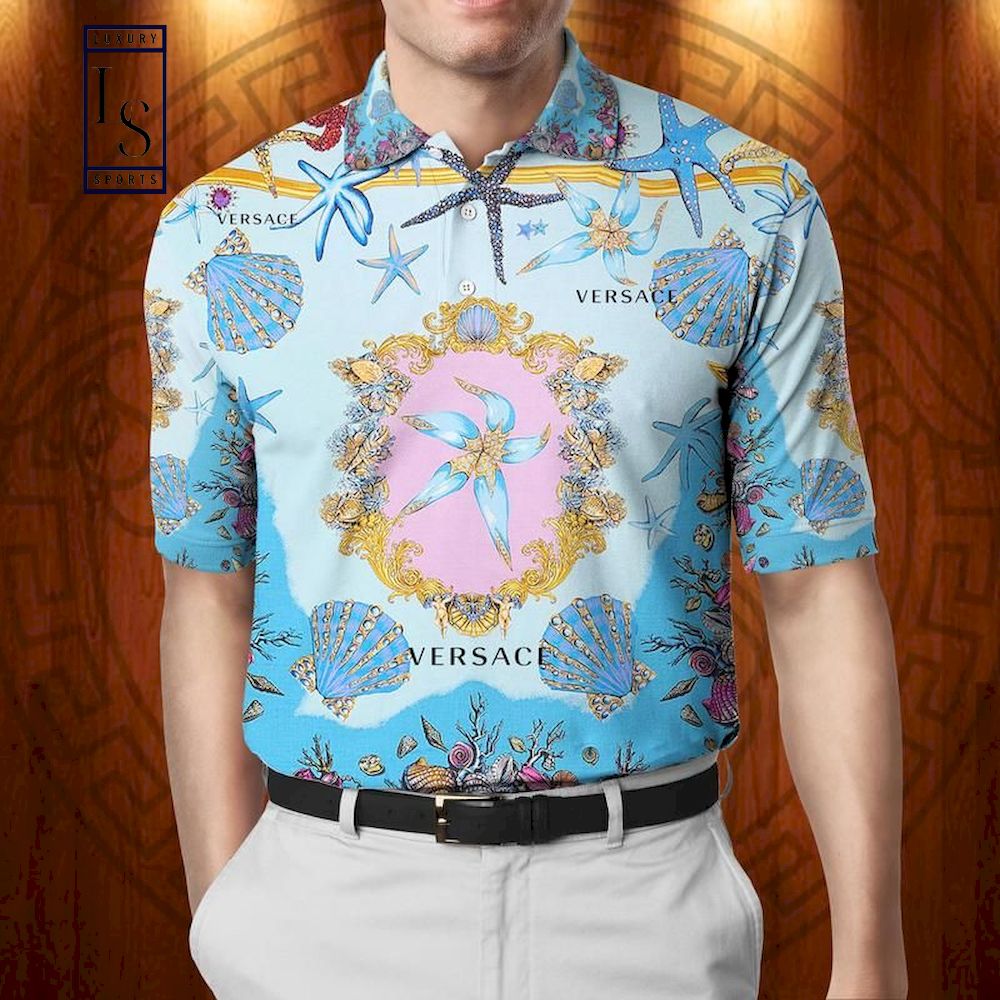 Versace Luxury Beach D Polo Shirt