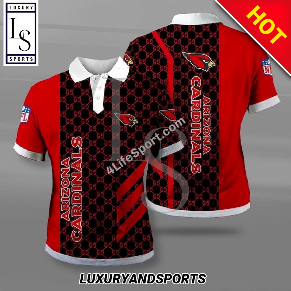 Arizona Cardinals Gucci Luxury NFL Polo Shirt