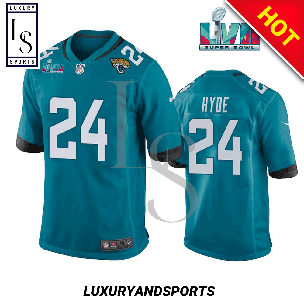 Carlos Hyde Jacksonville Jaguars Super Bowl LVII Football Jersey