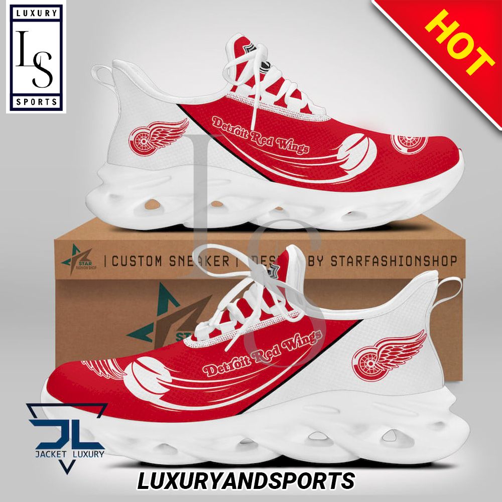 Detroit Red Wings Logo NHL Max Soul Shoes