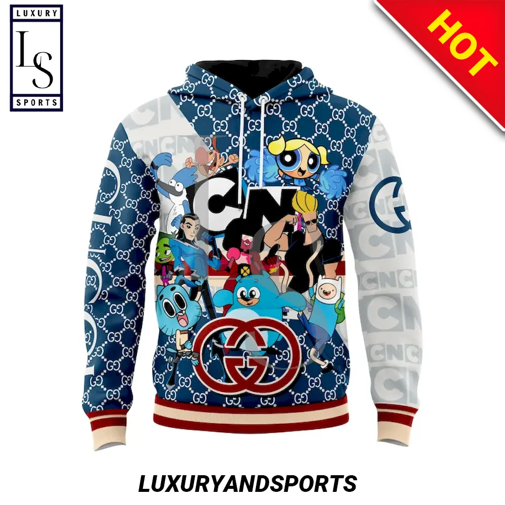 SALE] Gucci Cartoon Network Characters Hoodie 3D - Luxury & Sports Store