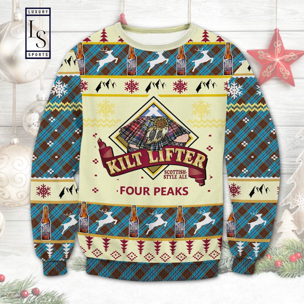 Kilt Lifter Four Peaks Ugly Christmas Sweater