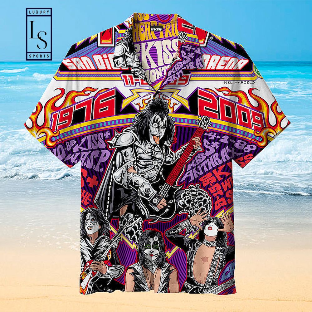 Kiss Metal Band Hawaiian Shirt
