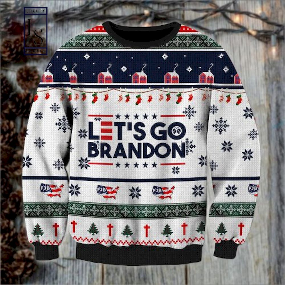Lets Go Brandon FJB Ugly Christmas Sweater
