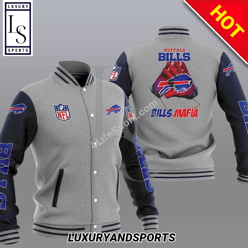 SALE] NFL Buffalo Bills Bills Mafia Baseball Jacket - Luxury & Sports Store