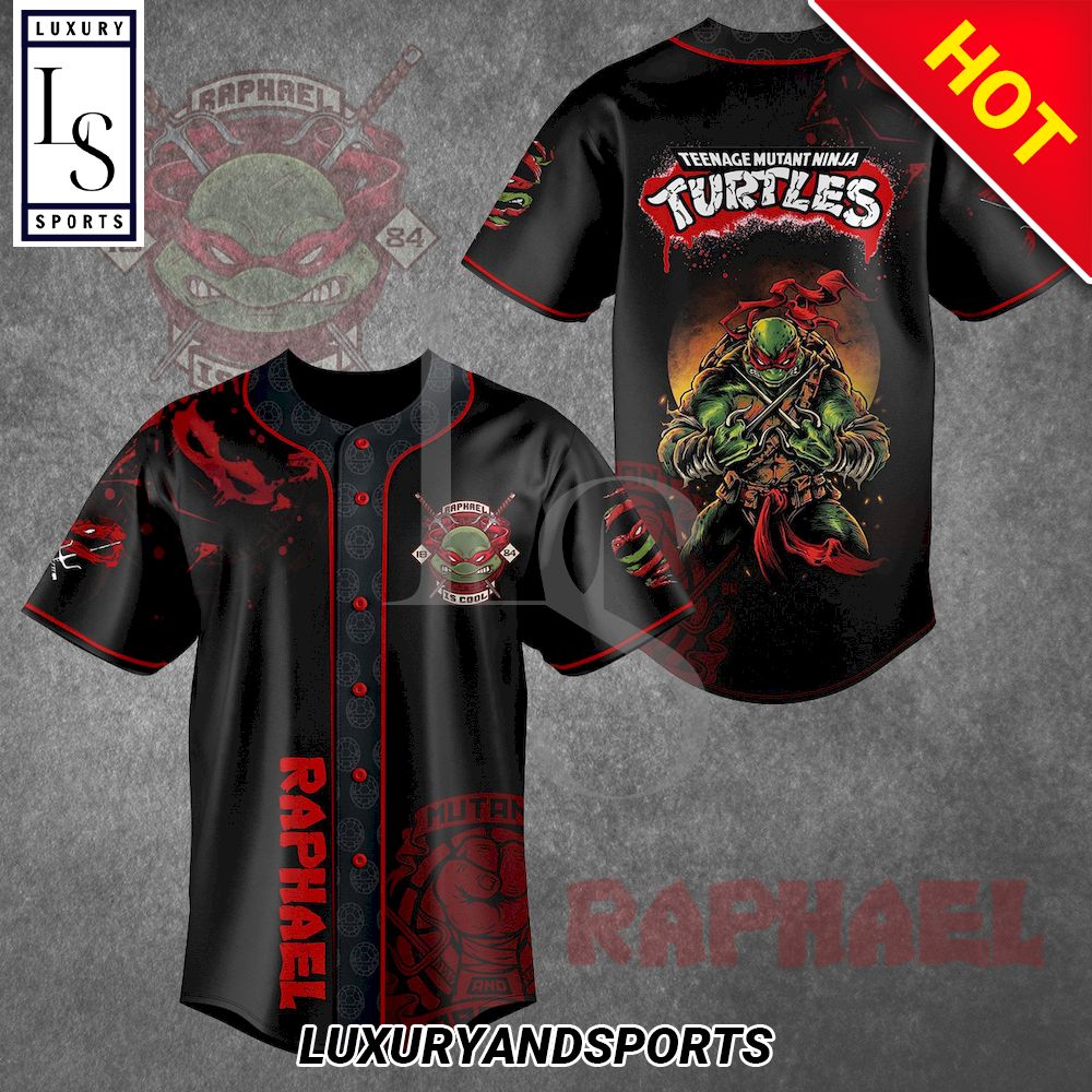 Raphael Teenage Mutant Ninja Turtles Baseball Jersey