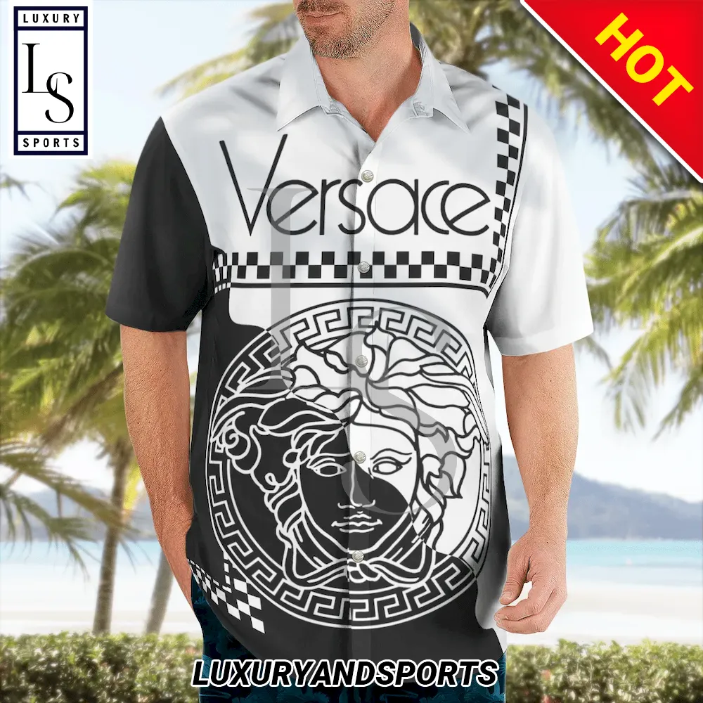 Gran roble pesado Espera un minuto SALE] Versace Medusa Hawaiian Shirt - Luxury & Sports Store