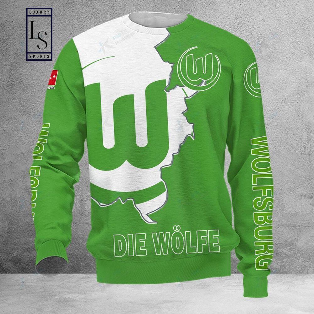 VfL Wolfsburg Die Wolfe Ugly Christmas Sweater