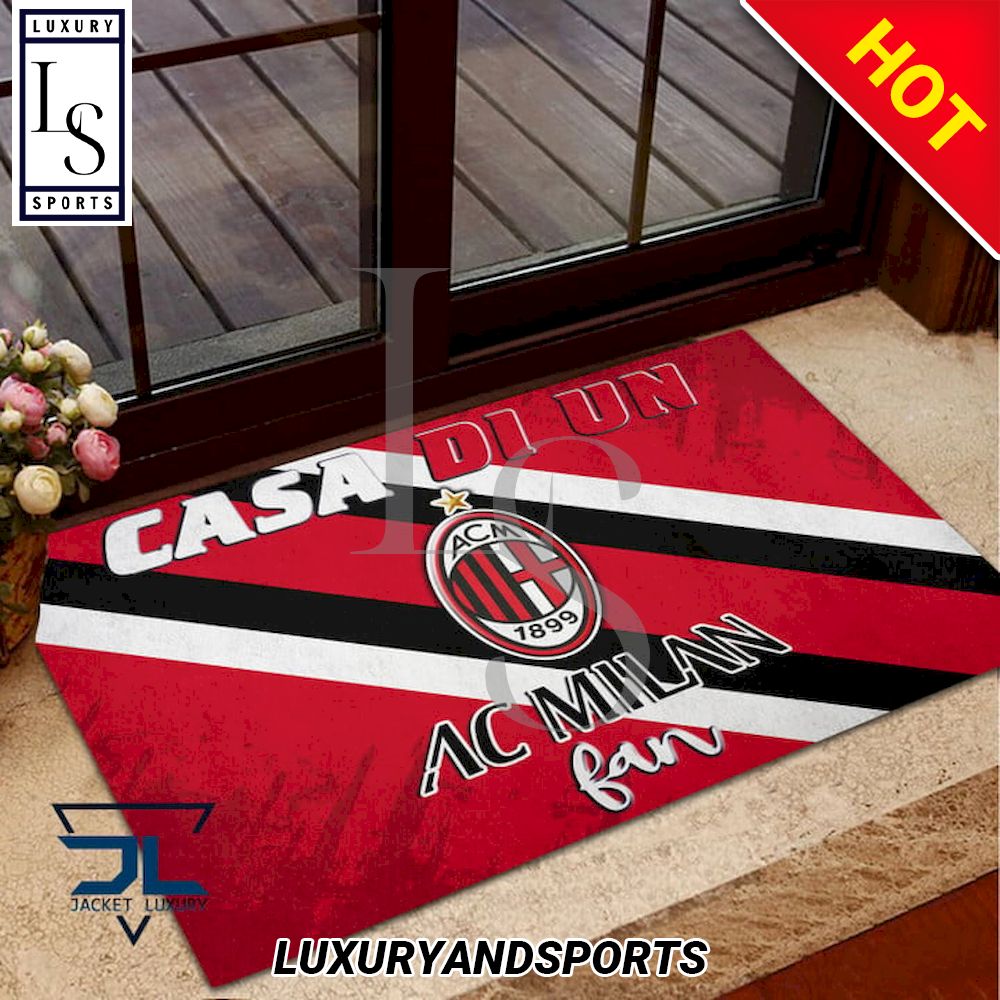 Casa Di Un AC Milan Serie Fan Doormat