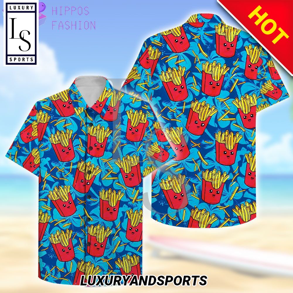French Fry Flower Hawaiian Shirt