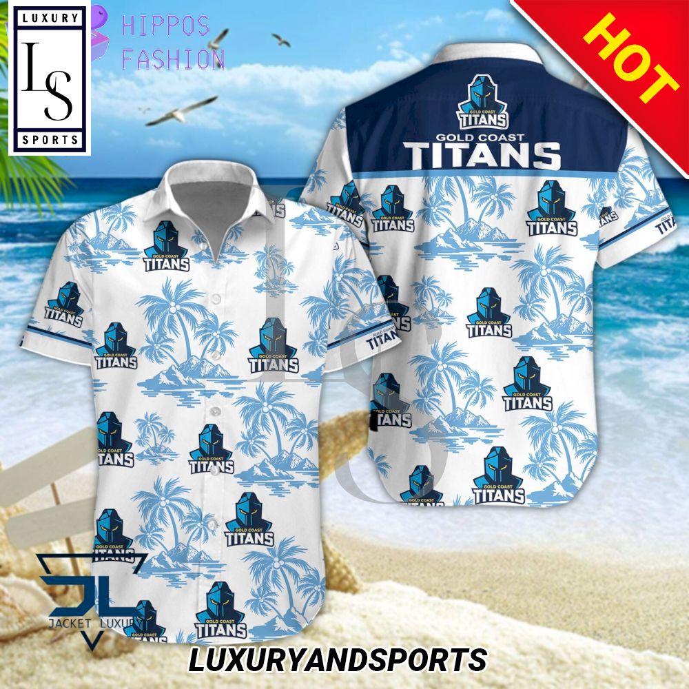 Gold Coast Titans NRL Hawaiian Shirt