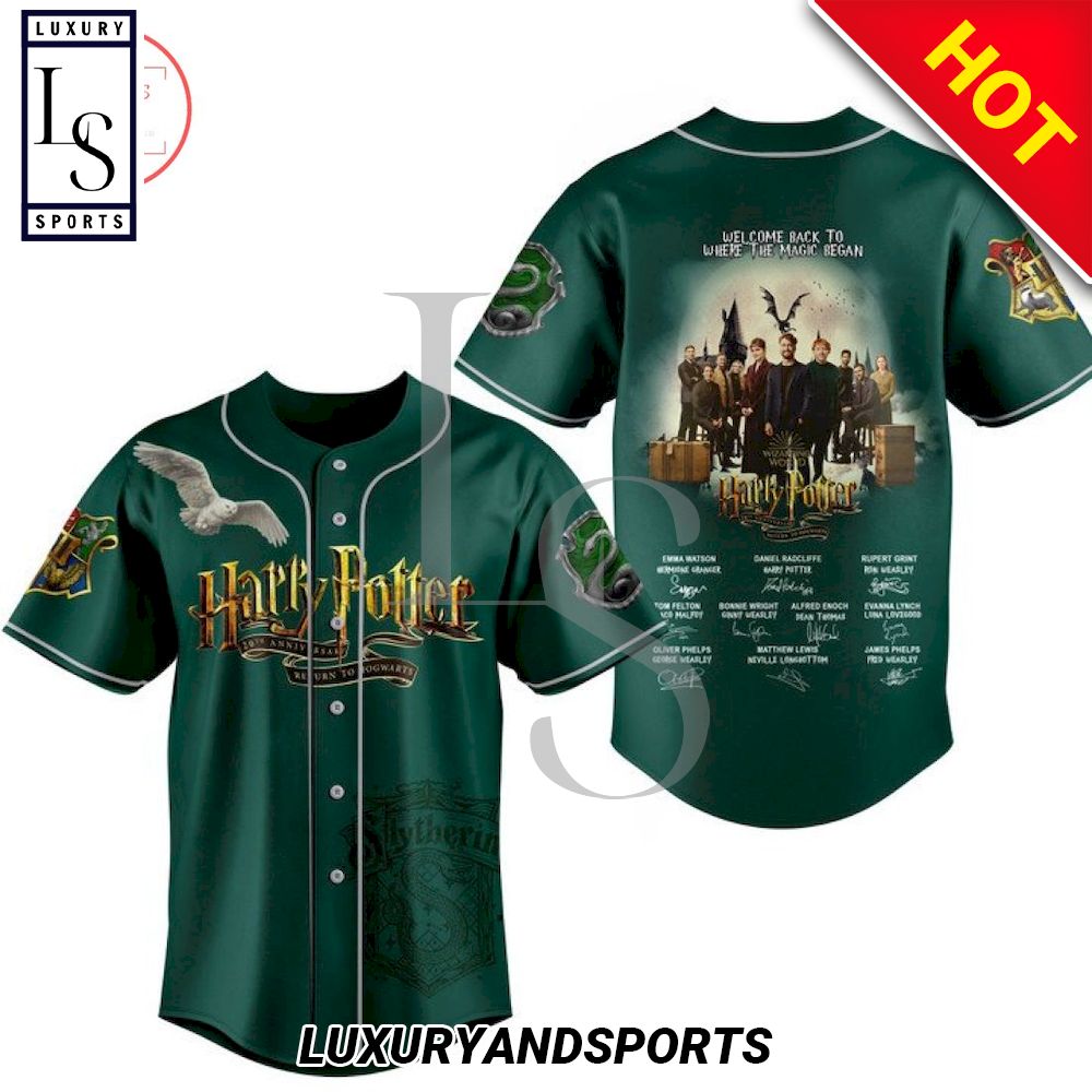 Harry Potter th Anniversary Return to Hogwarts Baseball Jersey D