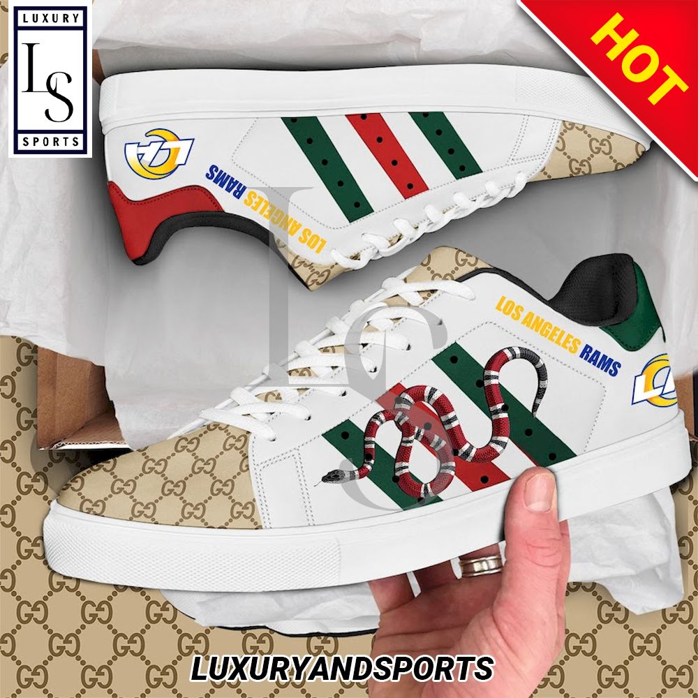 Los Angeles Rams Gucci Snake Stan Smith Shoes