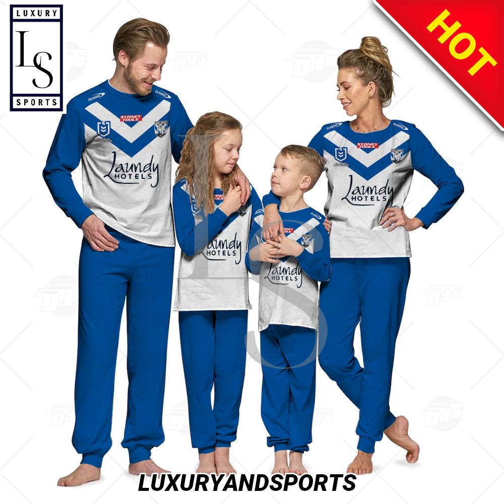 NRL Canterbury Bulldogs Personalised Pajamas Set For Family