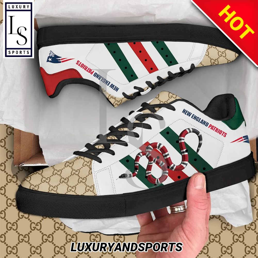 SALE] New England Patriots Gucci Snake Stan Smith Shoes - Luxury & Sports  Store