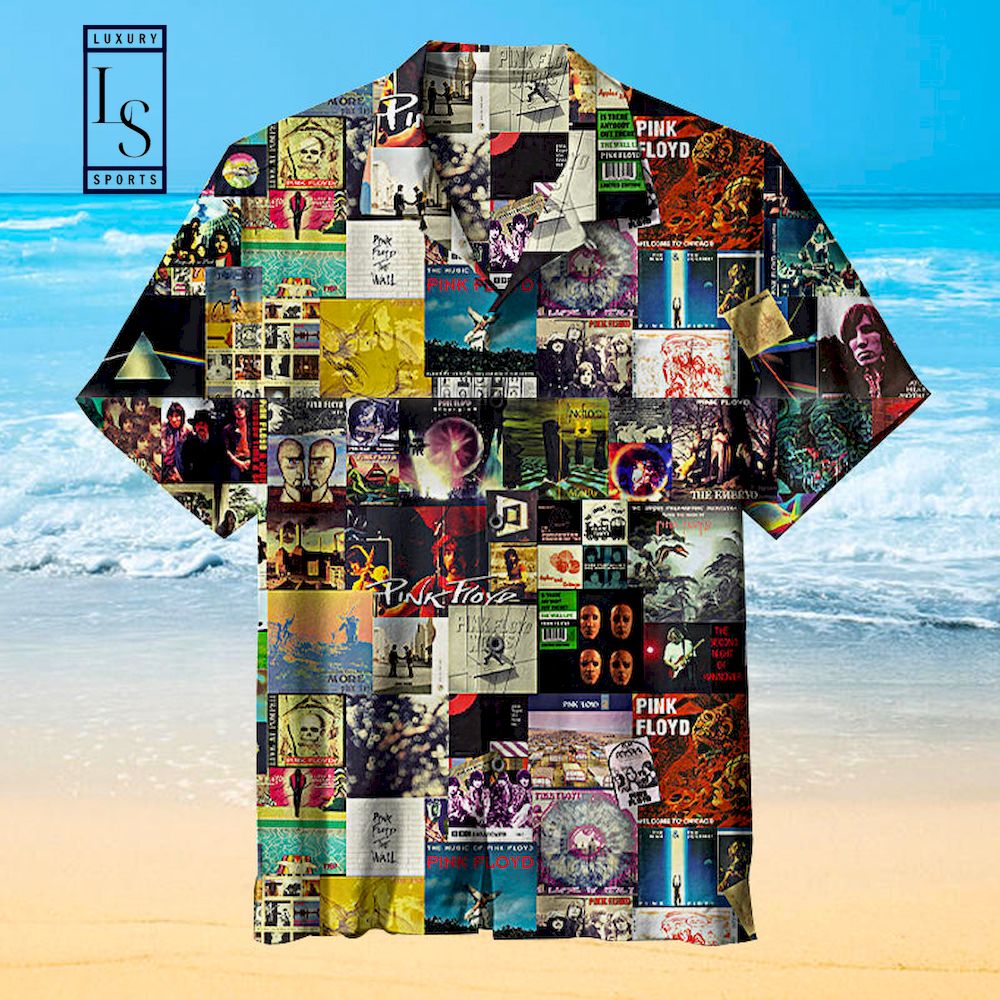 Pink Floyd Collage Hawaiian Shirt