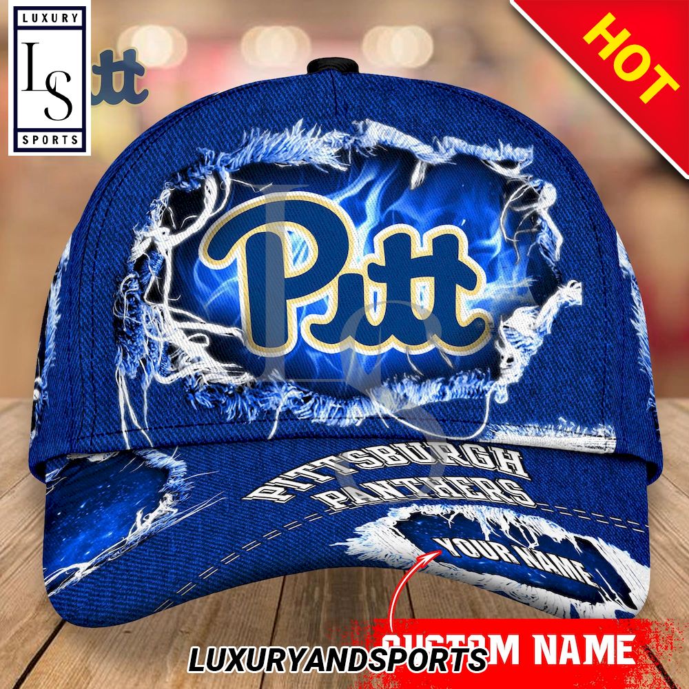 Pittsburgh Panthers Custom Name Baseball Cap