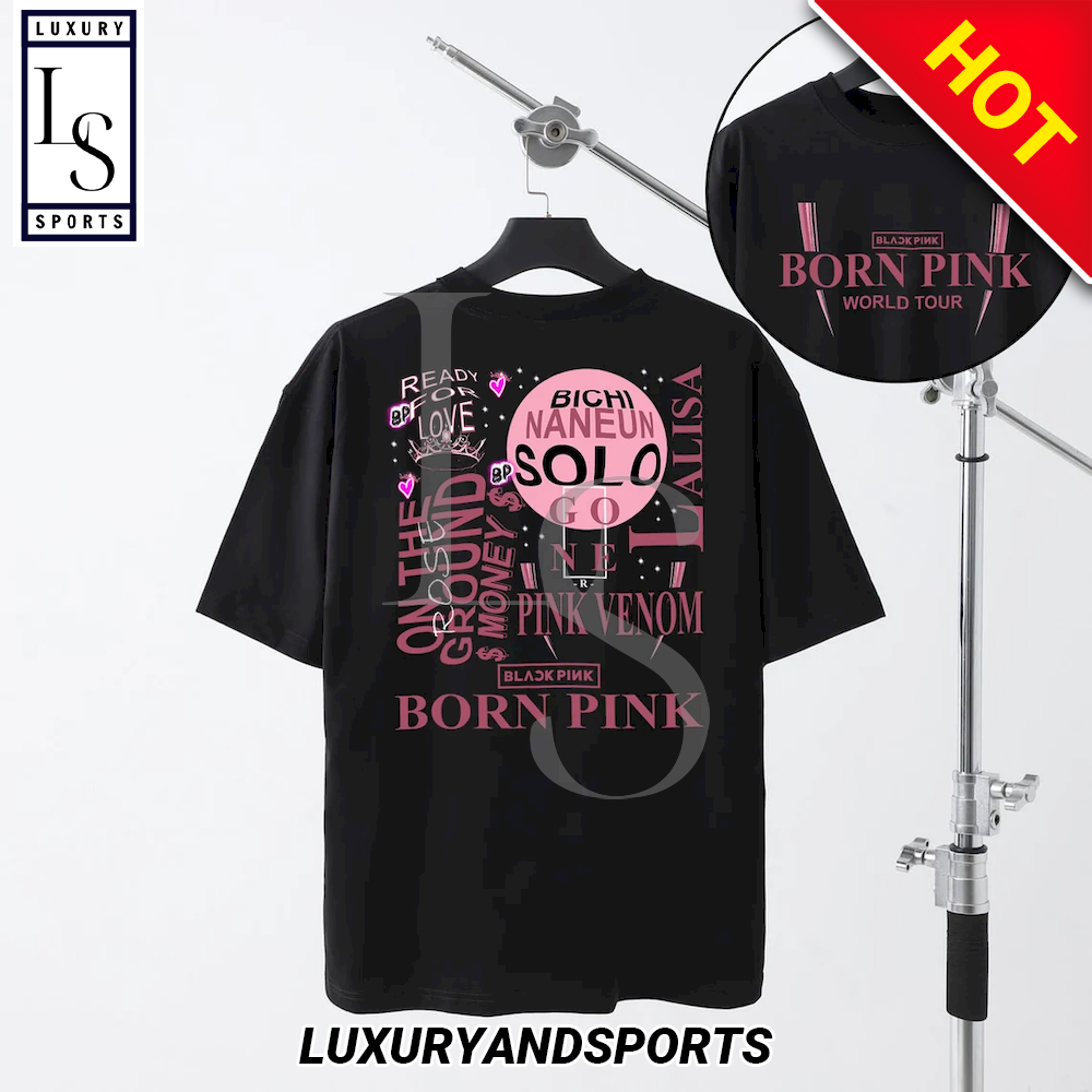 Black Pink Born Pink World Tour Shirt
