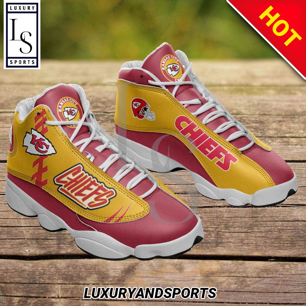 bevroren Persona parallel SALE] Kansas City Chiefs Air Jordan 13 Shoes - Luxury & Sports Store