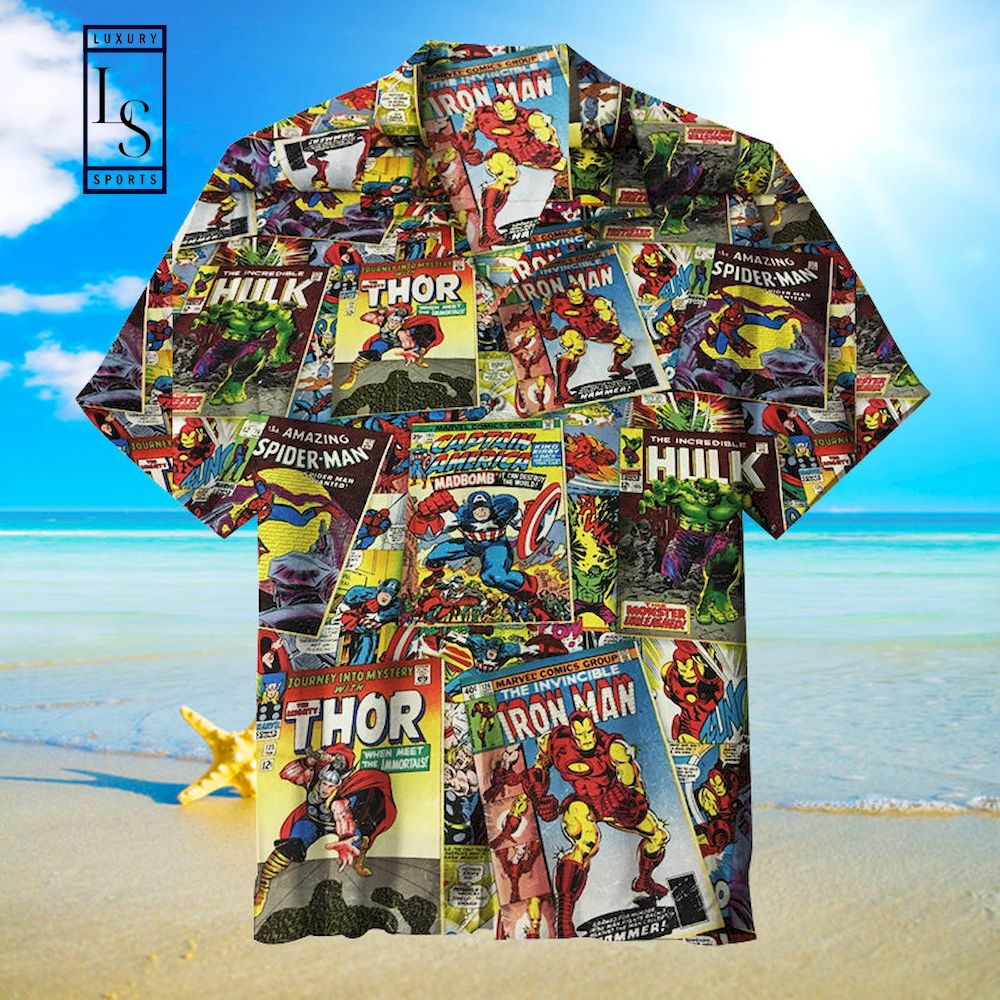 Marvel Magazine New Hawaiian Shirt