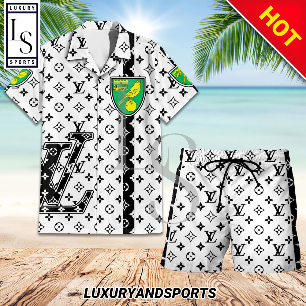 SALE] Norwich City Louis Vuitton Hawaiian Shirt And Shorts