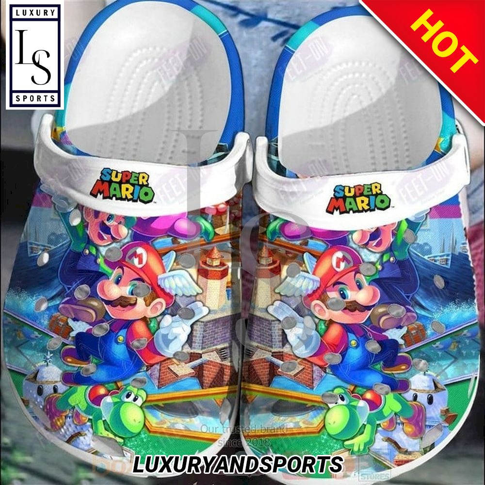 Premium Mario Fashion Crocband Crocs Shoes
