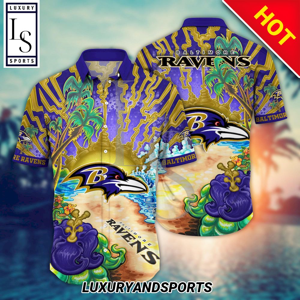 Baltimore Ravens Aloha Island Hawaii Shirt