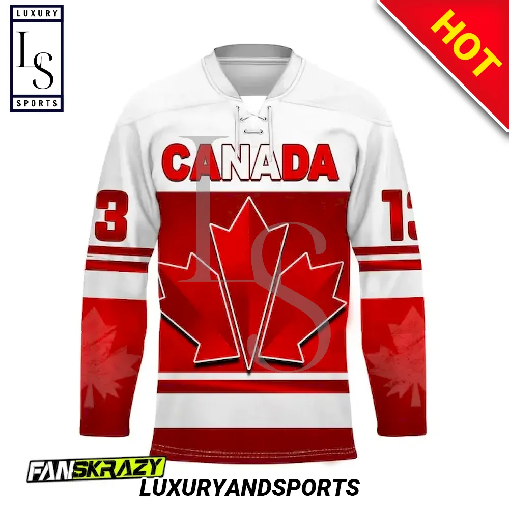 Maple Leaf Personalized Hockey Jersey ()