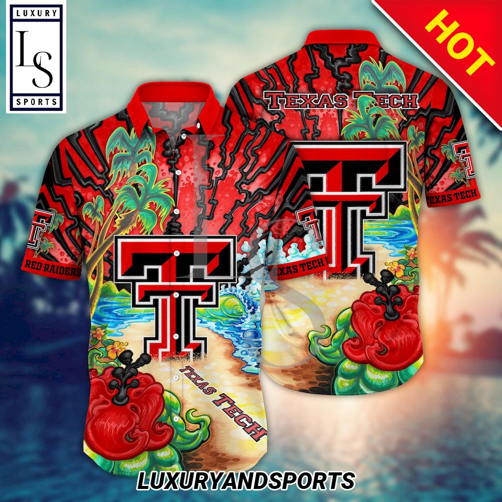 Texas Tech Red Raiders Aloha Island Hawaii Shirt