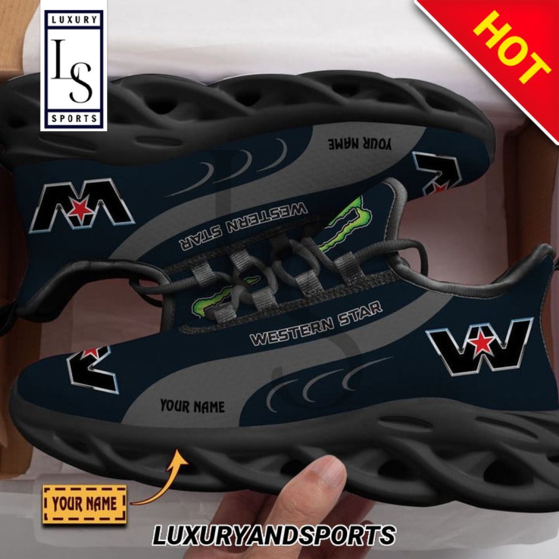 Western Star Monster Personalized Max Soul Sneakers