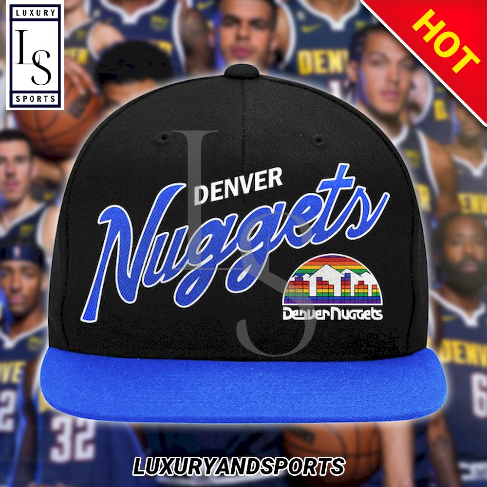 Denver Nuggets Mitchell & Ness Team Script Snapback Hat ()
