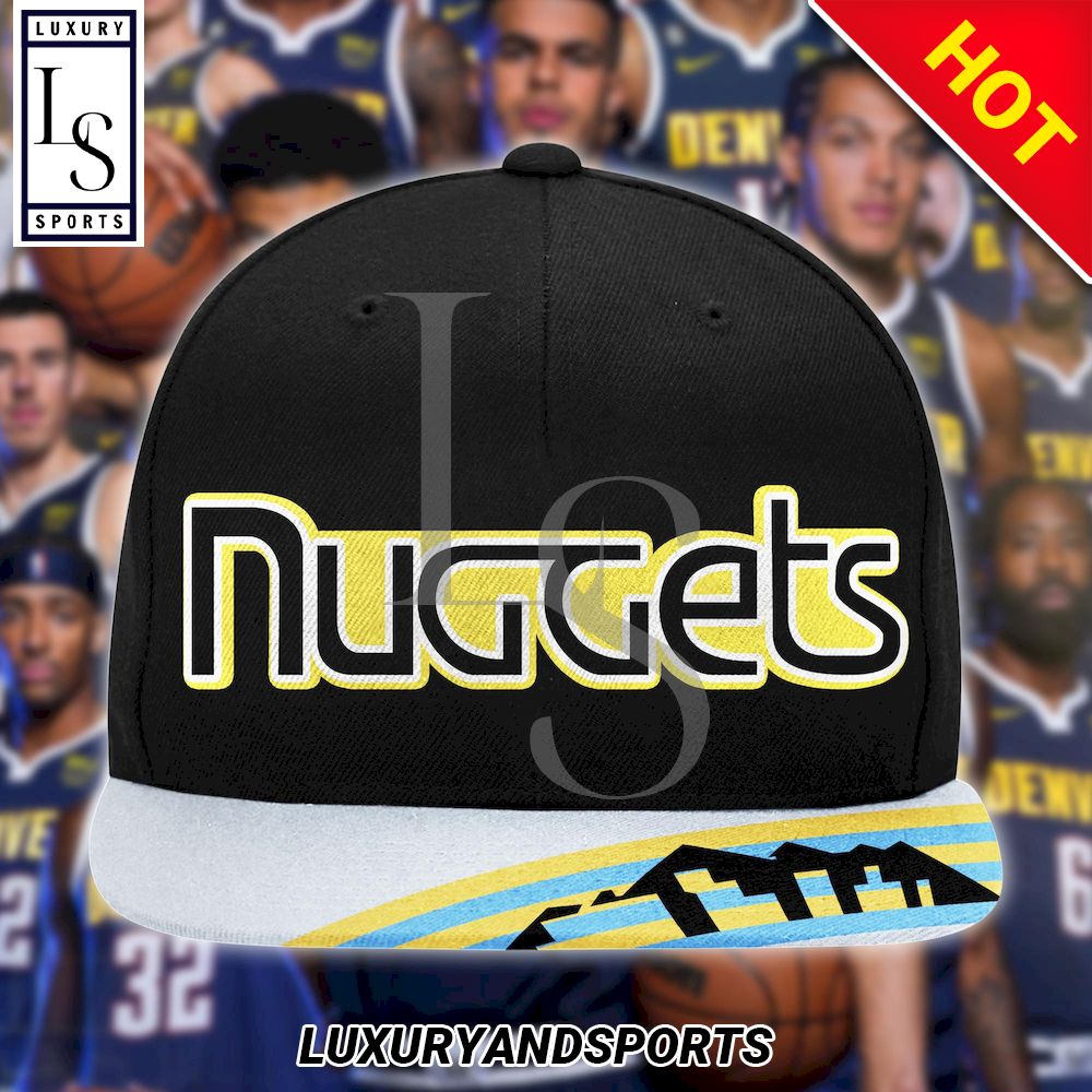 Denver Nuggets Mitchell & Ness x Lids Hardwood Classics Snapback Hat ()