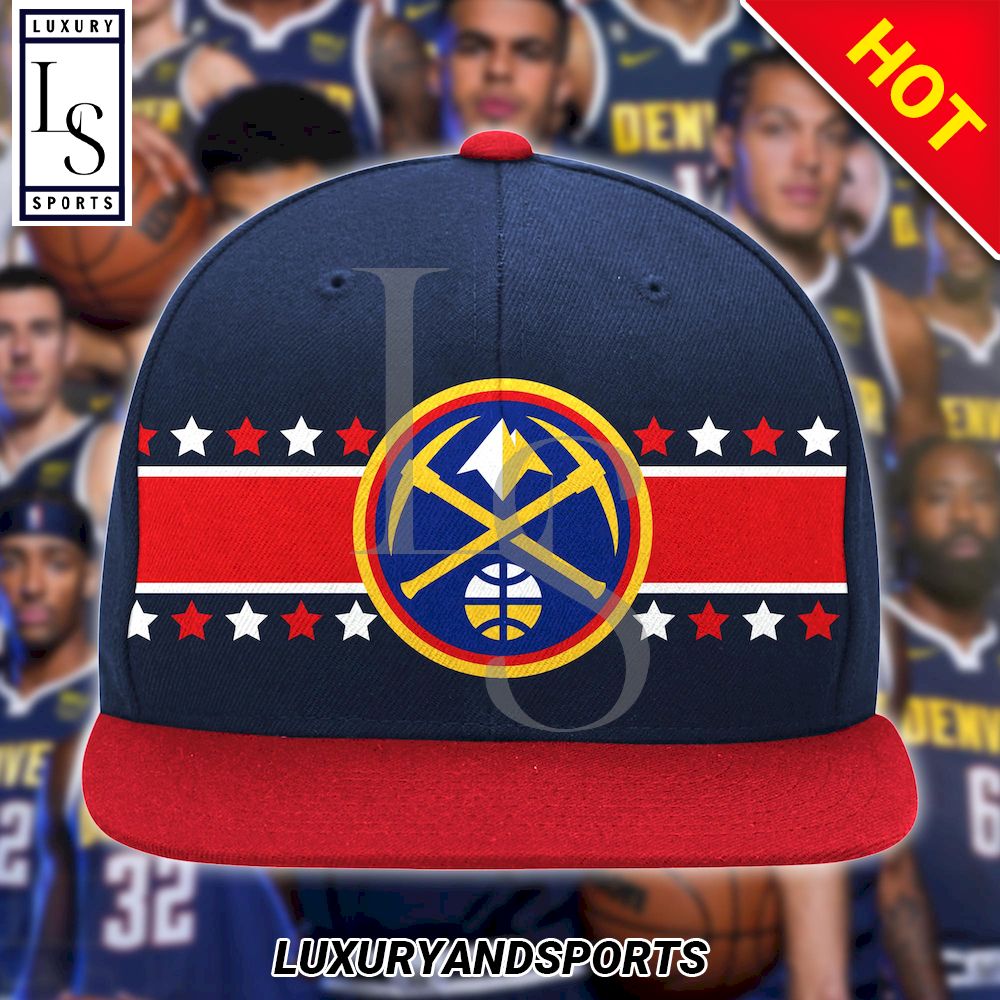 Denver Nuggets New Era Banded Stars Snapback Hat ()