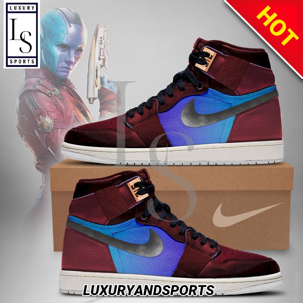 Guardians of the Galaxy Marvel Nebula Air Jordan High Top Sneaker