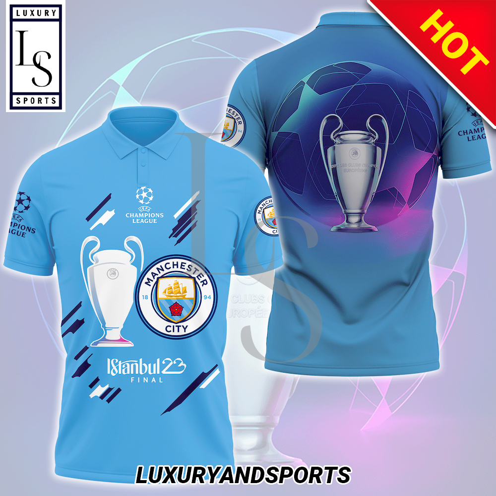 Manchester City Champions League D Polo Shirt