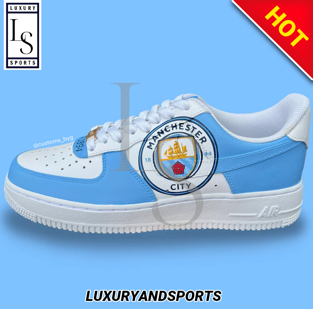 Manchester City Nike Air Force Sneakers