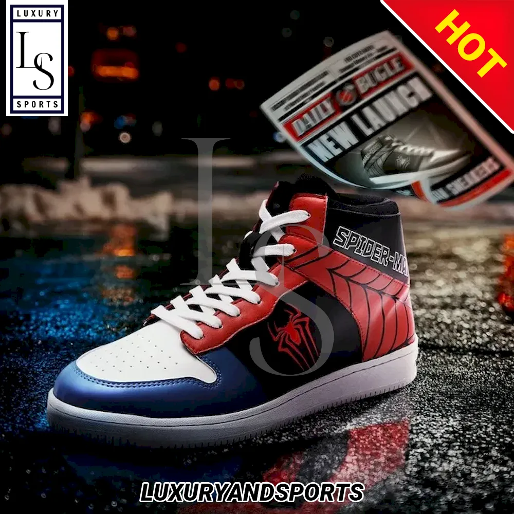 Marvel Spiderman Air Jordan High Top Sneaker