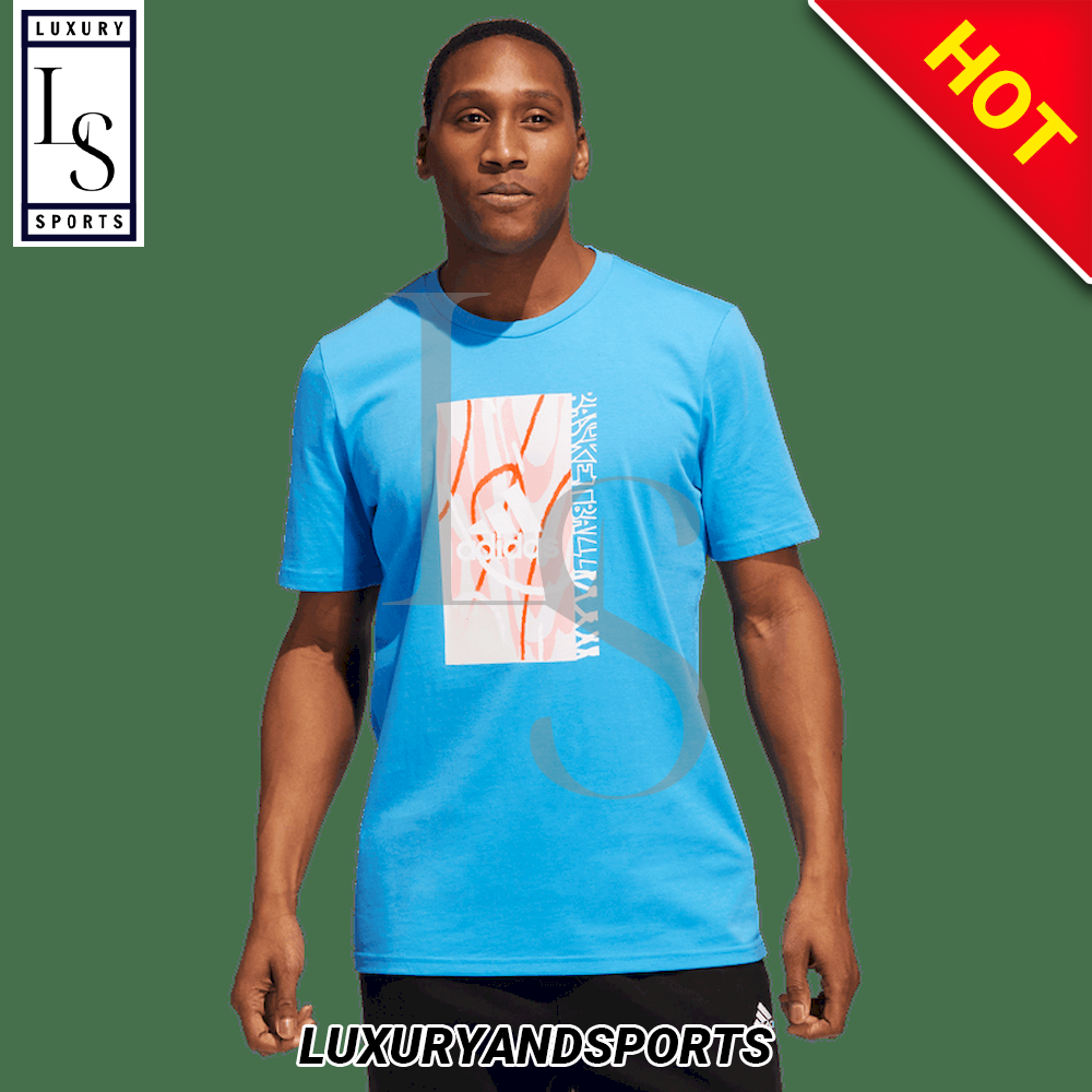 Playera Adidas Basquetbol Motion Badge of Sport Hombre T Shirt