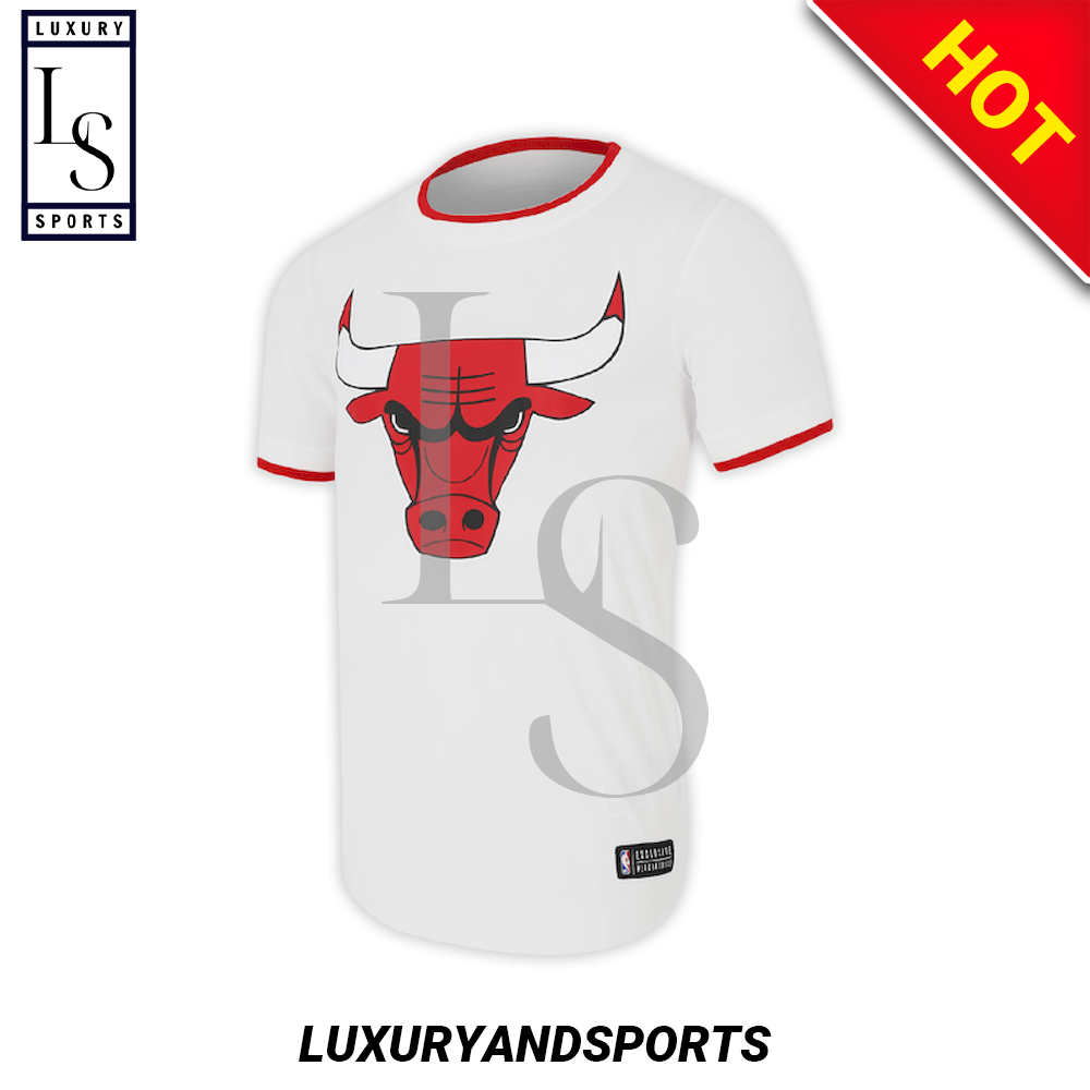 Playera NBA Chicago Bulls Hombre Logo Unisex T Shirt