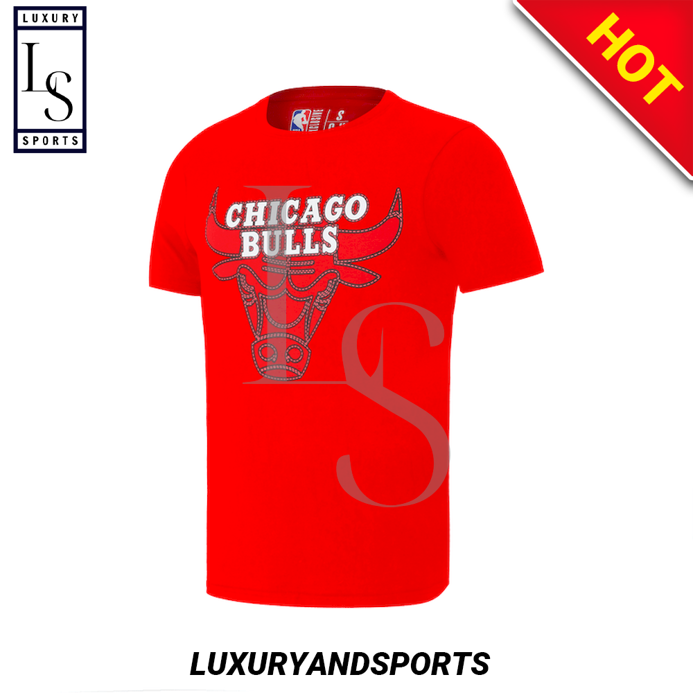 Playera NBA Chicago Bulls Hombre Simple T Shirt