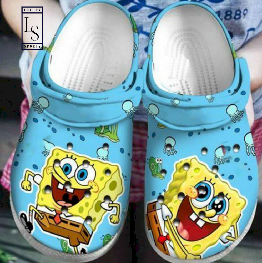 Spongebob Squarepants Personalized Crocs Clog Shoes
