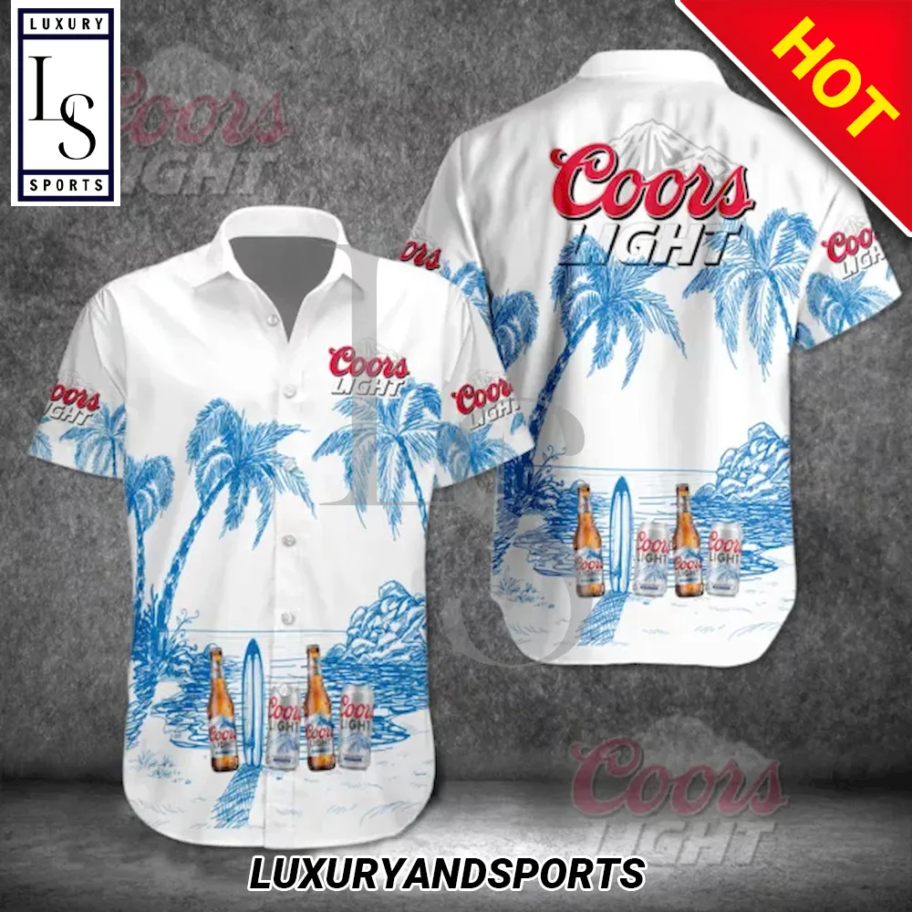 Coor Light Beach Island Hawaiian Shirt