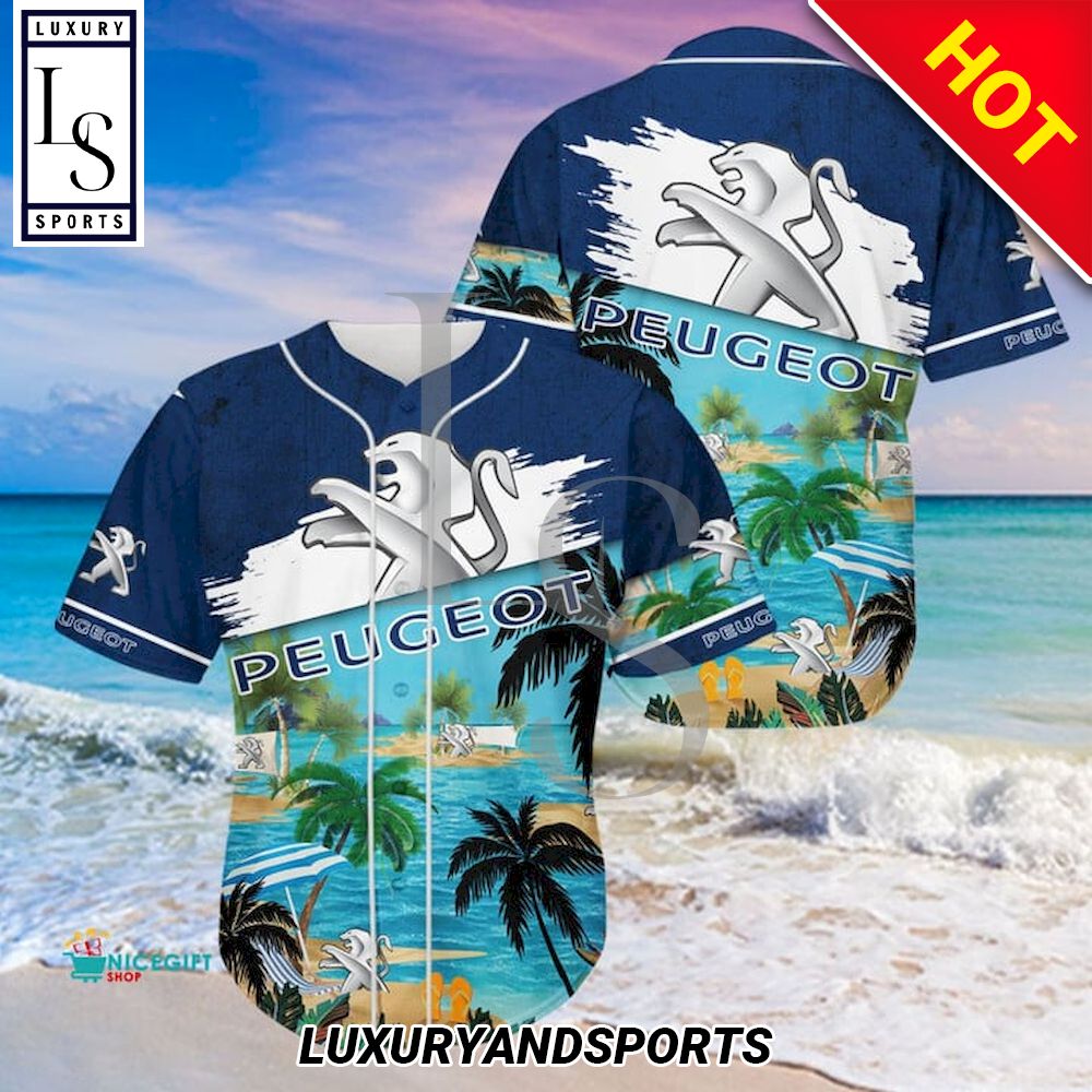 Peugeot Aloha Island Baseball Jersey