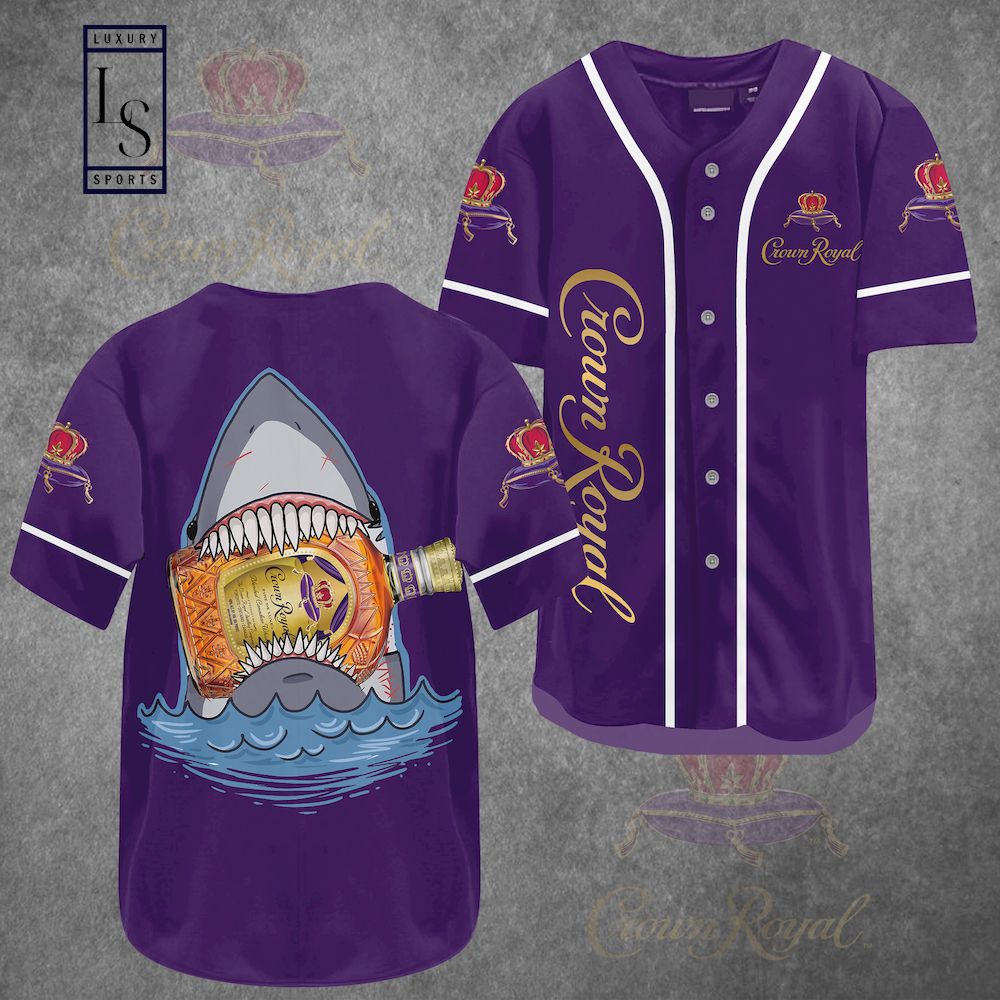 Crown Royal Horror Shark Baseball Jersey