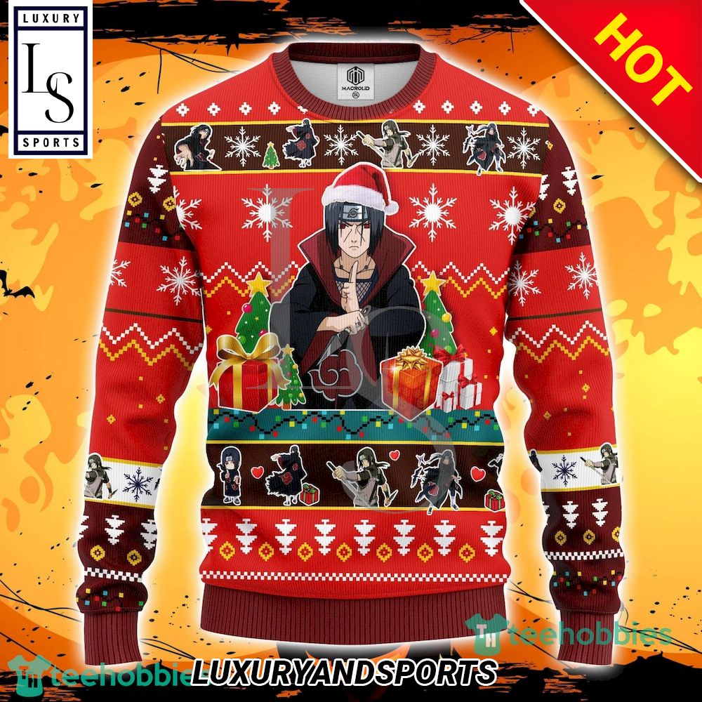 Itachi Naruto Ugly Christmas Sweater Amazing Gift Men And Women Christmas Gift